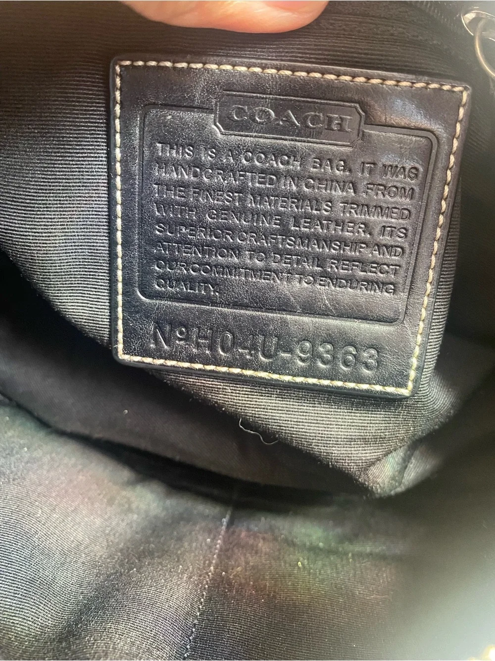 Coach East West Duffle shoulder bag